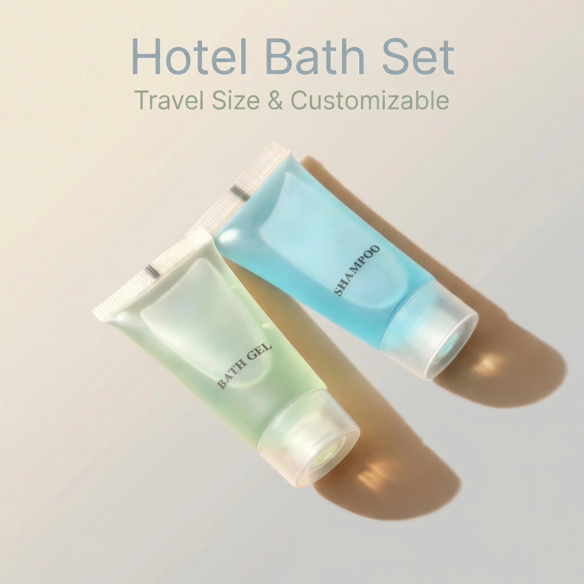 Custom High Quality 15ml/20ml Mini Biodegradable Soft Portable Hotel Bulk Travel Size Customized Tube Shampoo