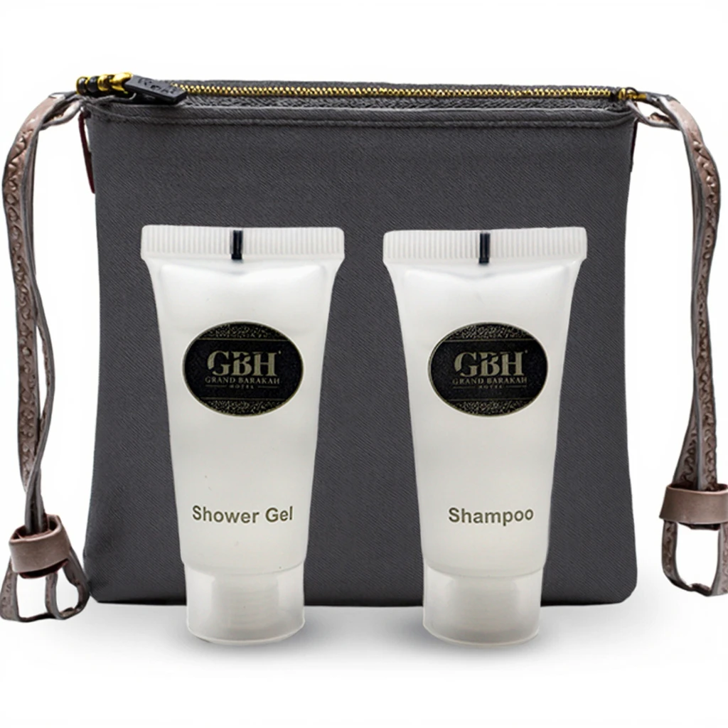 Custom Hotel Use Luxury Eco-Friendly Plastic Travel Amenities Mini Disposable Portable Personalized Printing Organic Shampoo