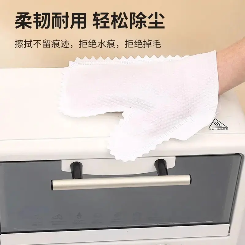 Disposable Towel Gloves Cleaning Non-woven Fabric Anti-static Keyboard Cleaning Lazy Towels Household Dust Removal Gloves - Image 4
